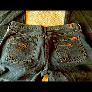 Seven Jeans, size 30 waist, 31” inseam, Dojo, wide leg. Used in great shape.